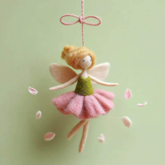 Handcrafted Felt Fairy Doll