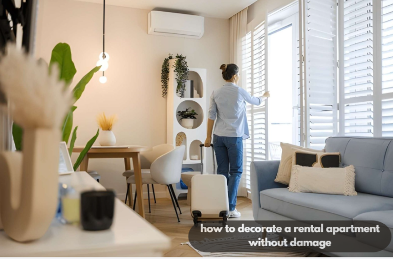 how to decorate a rental apartment without damage