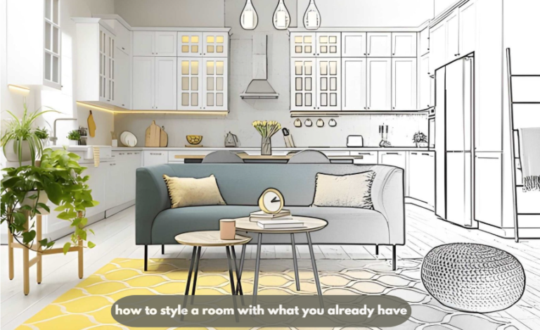 how to style a room with what you already have