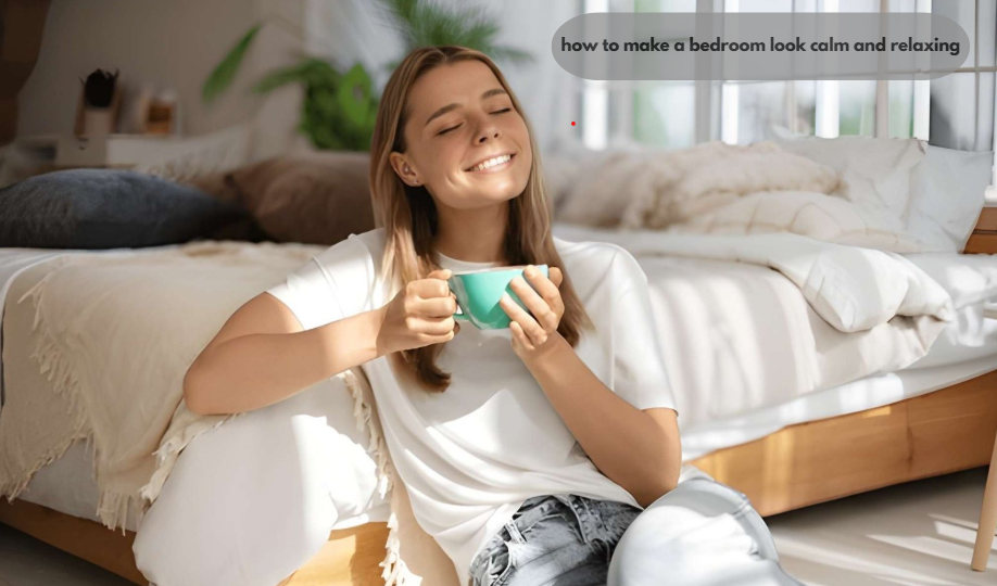 how to make a bedroom look calm and relaxing