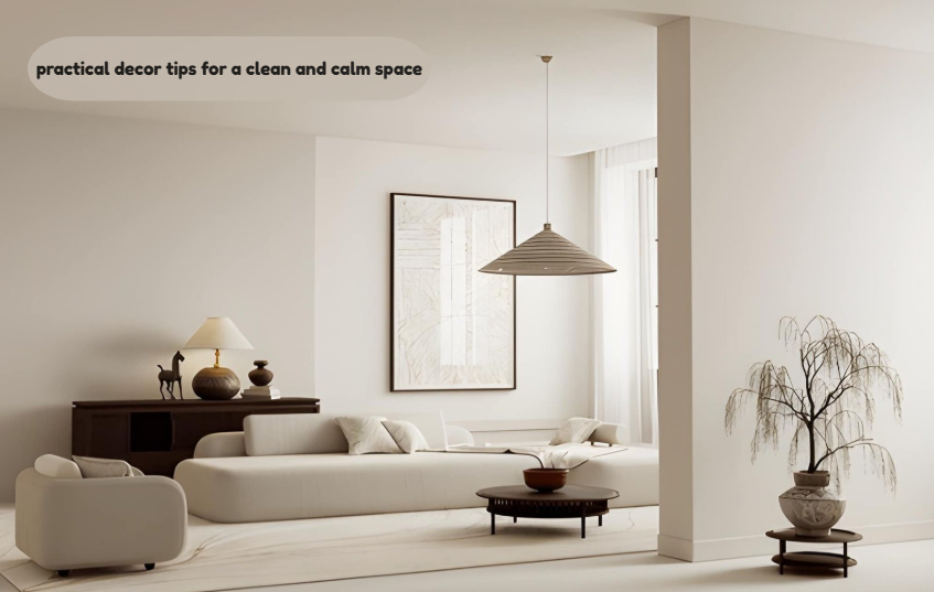 practical decor tips for a clean and calm space