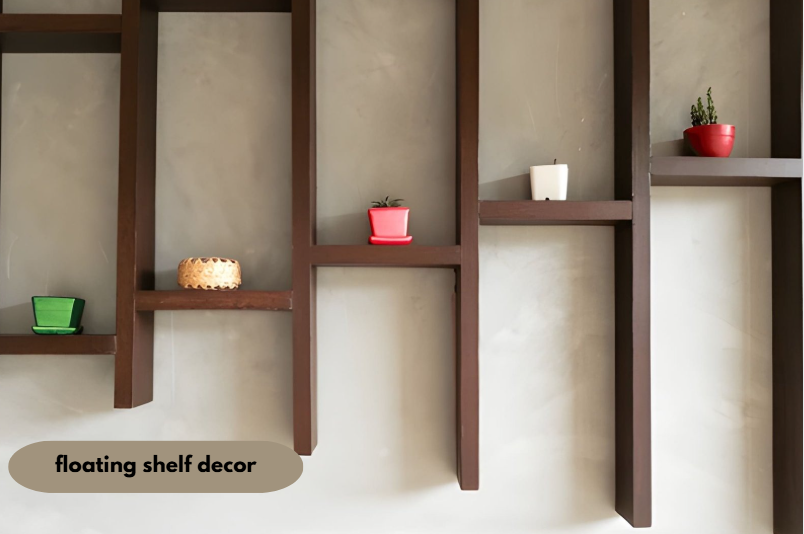floating shelf decor
