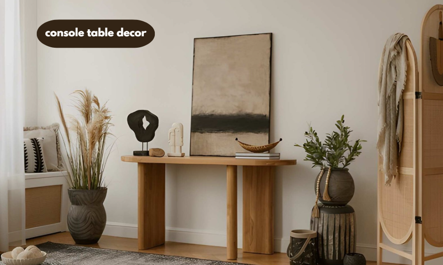 console table decor