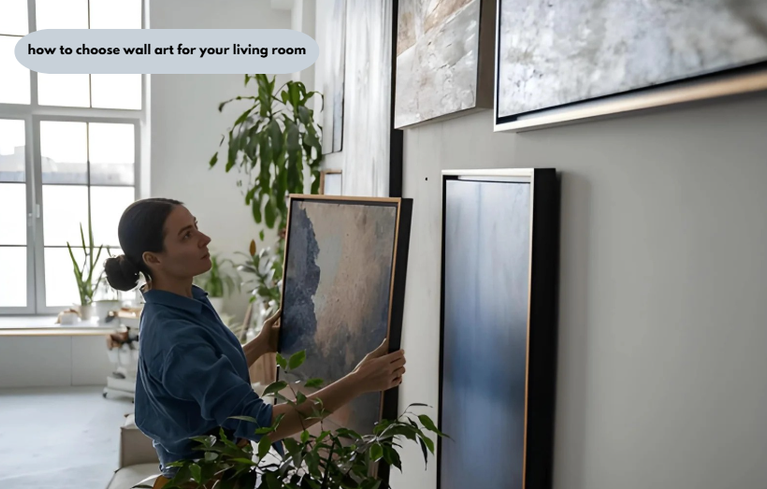 how to choose wall art for your living room